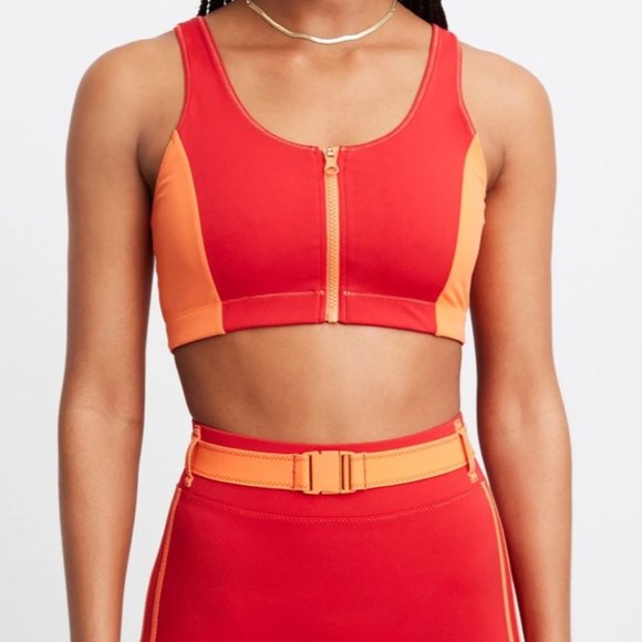 Bandier Other - BANDIER X SOLID & STRIPED High Tide Zip Front Bra